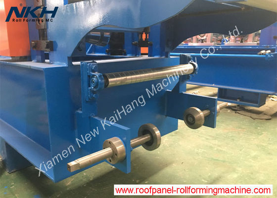 Professional Downpipe Roll Forming Machine PLC Control With Elbow / Crimping