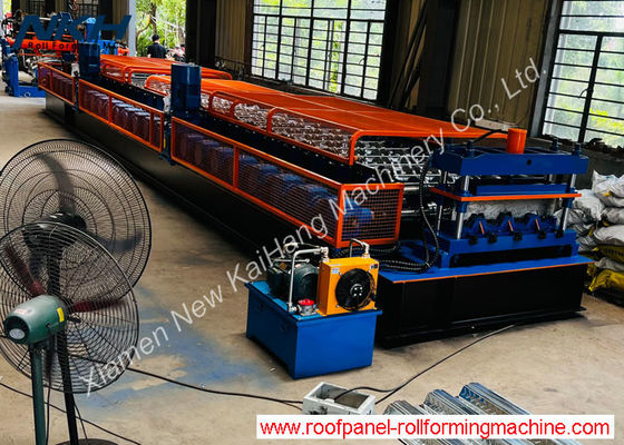 kopen Het vloerdek die Machine Gemakkelijk om maken te werken, rolt het vormen van machine voor de bouw structuur, met de doos van Gera op elk stadium online manufacture