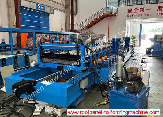 YX22-143.5-1004.5 Roof Panel Roll Forming Machine met stapelmachine Metal Roll Forming Machine Verbeter uw dak met onze High Performance High Speed Roll Forming Machine