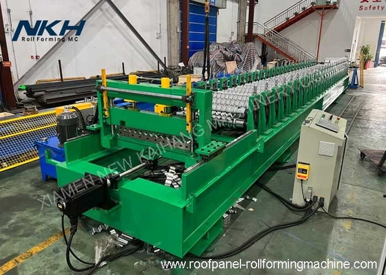 50 mpm High Speed Gekrompen Plaat Rollen Vormmachine met PLC-besturing
