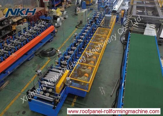 Hoge Snelheid 40mpm C76-200 Gording Rolvormmachine met Dubbele Stapelaars