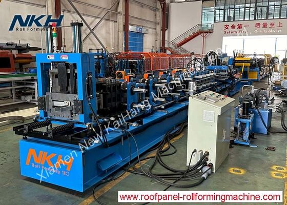 C&Z Purlin vormmachine Automatische uitwisseling Snelle verandering Op maat gemaakte rollen vormmachine
