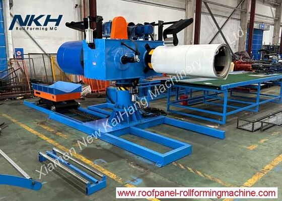 5Tons dubbelkops hydraulische Un-coiler met laadwagen Hydraulische Decoiler met Coil Car Twin Head Decoiler