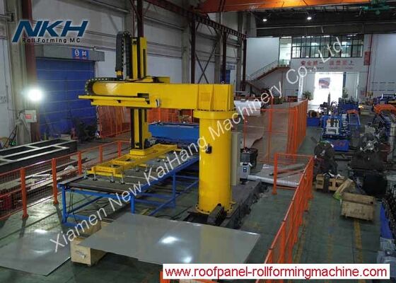 Lijn voor het opstapelen van scheren /0.3-3.0mm*1550mm Snij naar lengte Machine Customized Machine Automated Metal Sheet Processing Line