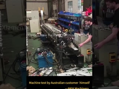 Machine test door de Australische klant zelf