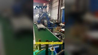 Dual-layer rollforming machine met robot palletiserende sluiter deur en gegolfde paneel