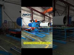 5Tons dubbelkops hydraulische afwikkelaar met laadwagen